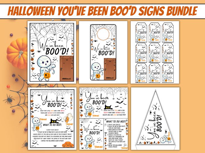 You've Been Boo'd-Halloween Trick and Treat Game.  Can be played at home or in classroom