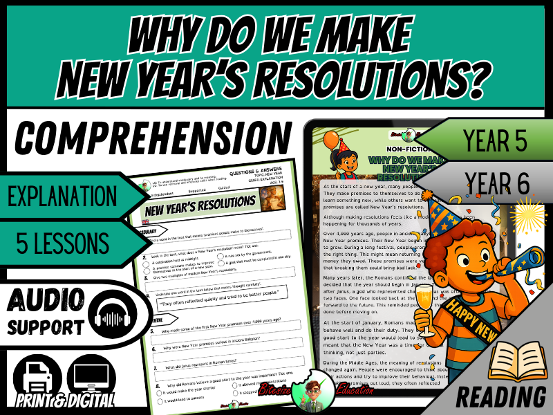 Why Do We Make New Year’s Resolutions? | Reading Comprehension | Year 5/6