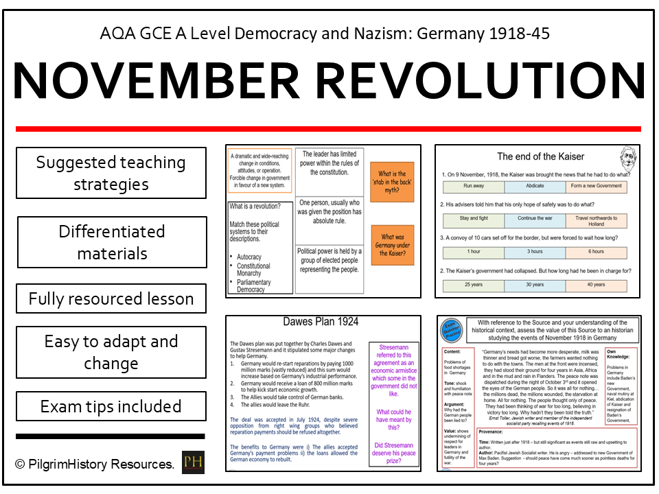 1918 Crisis – Collapse of Imperial Germany | AQA A Level History