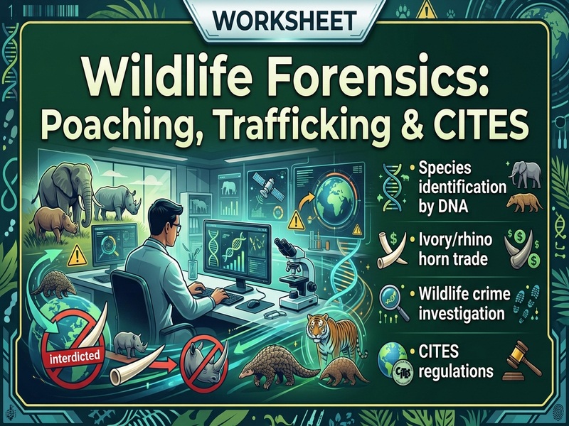 Wildlife Forensics: Poaching, Trafficking & CITES