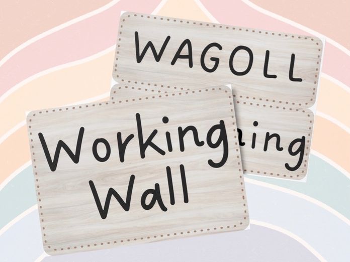 Display - Curriculum Working Wall Display Pack