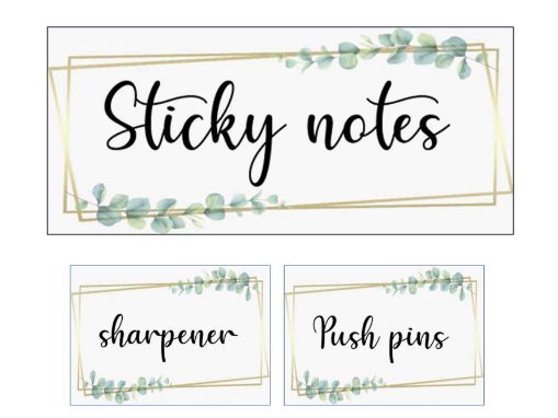 Teacher toolbox labels