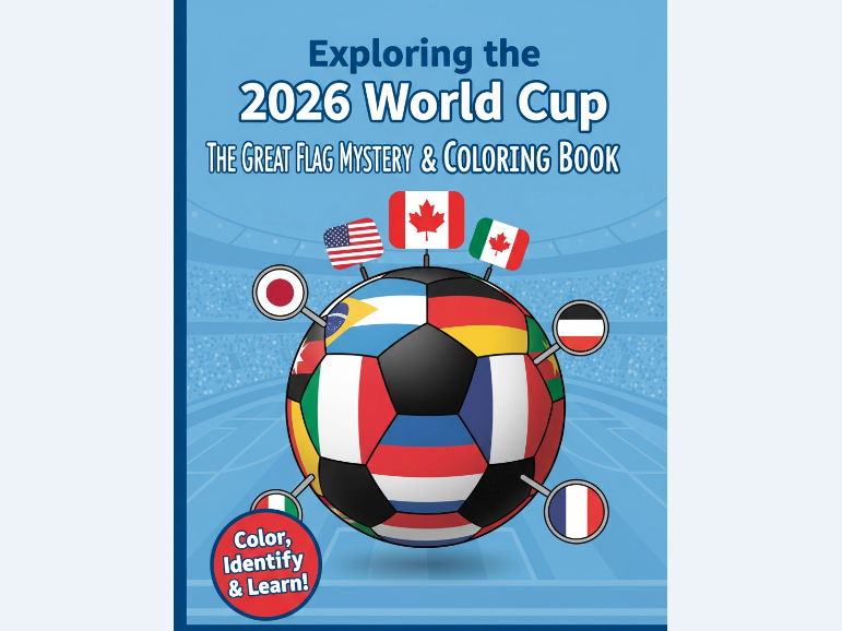 Exploring the 2026 World Cup:  48-Nation Mystery Flag Challenge | Color, Identify & Write!