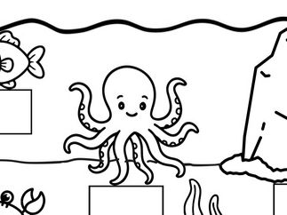 Under the Sea Label Activity EYFS