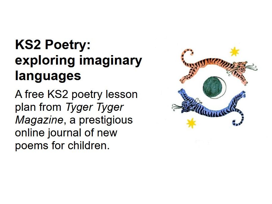 KS2 poetry: imaginary languages