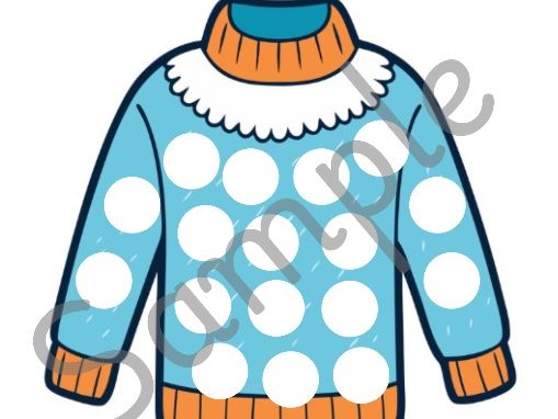 Winter-themed fine motor