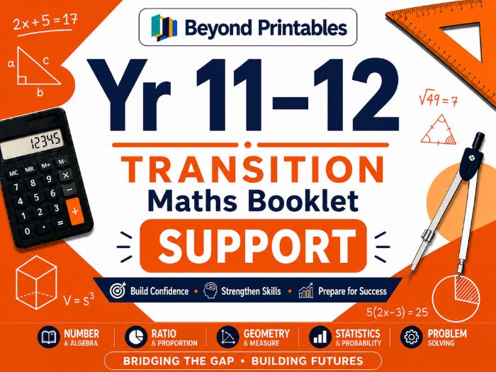 Yr 11 to 12 Maths Transition Support Edition HW BOOKLET