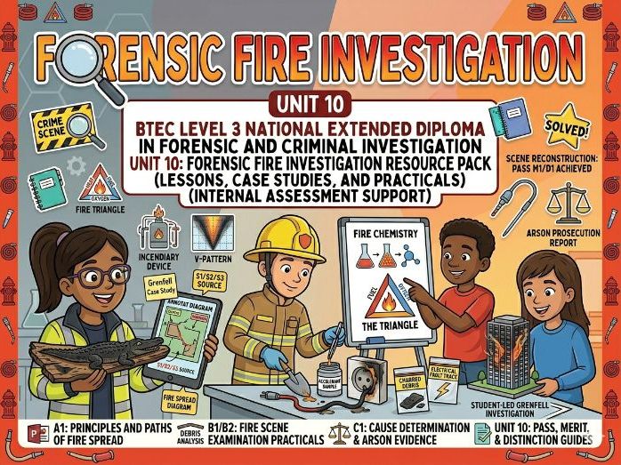 BTEC U10: Forensic Fire Investigation Pack