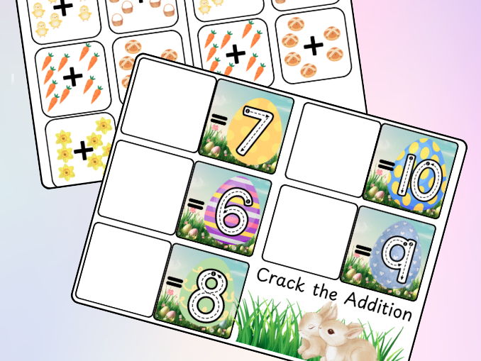 Easter - Easter Addition Cut & Stick