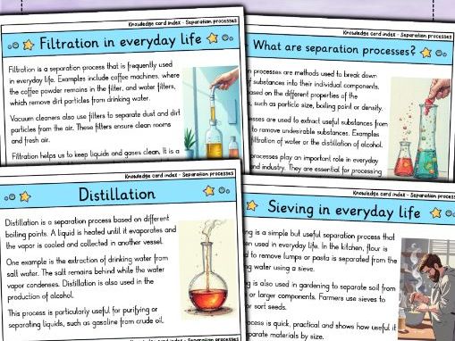 Separation Methods - Flashcards | Chemistry | Techniques & Applications ...
