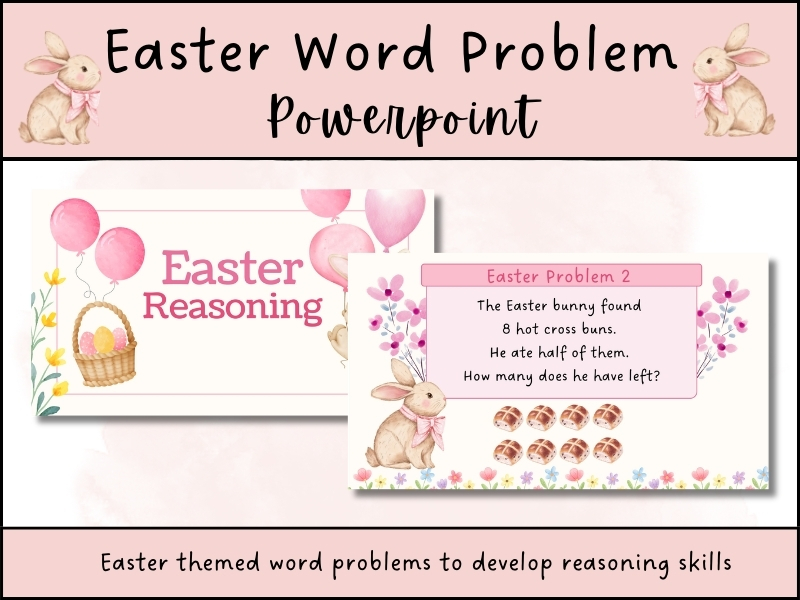 Easter Maths Word Problems Reasoning PPT