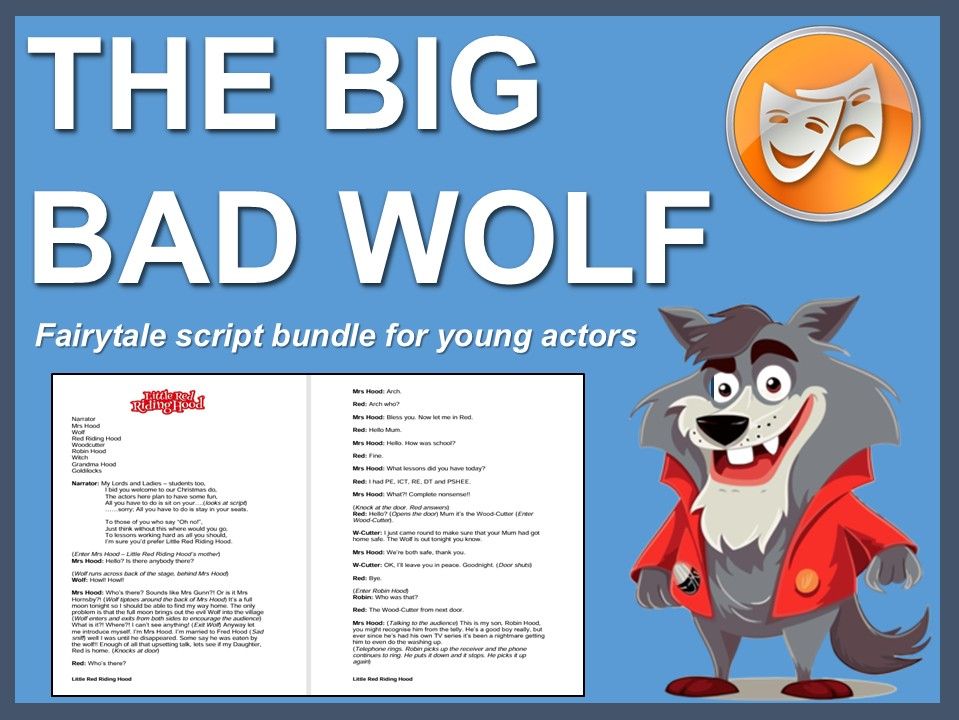 Big Bad Wolf: Fairytale script bundle for young actors