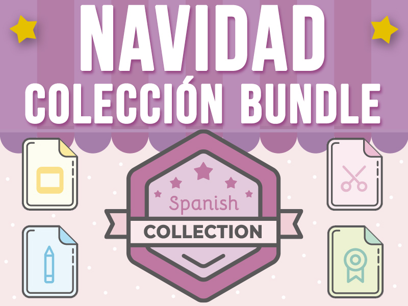 Navidad Actividades Collection Bundle: PowerPoint, Crafts y Escritura 1 -3 SEL
