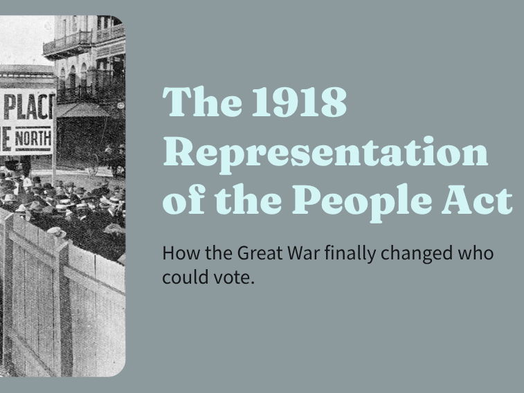 The Suffragette Movement - 1918 Representation of the People Act