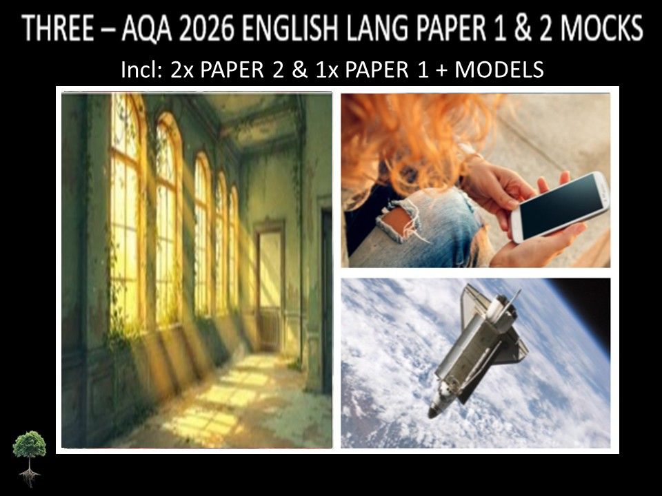 THREE - AQA PAPER 1 & 2 | 2026 FULL MOCKS | MODELS