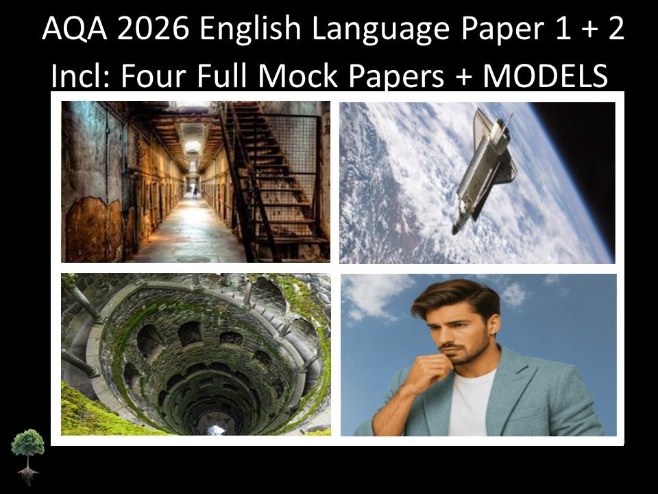Four AQA 2026 English Language Paper 1 + 2 Full Mocks | MODELS