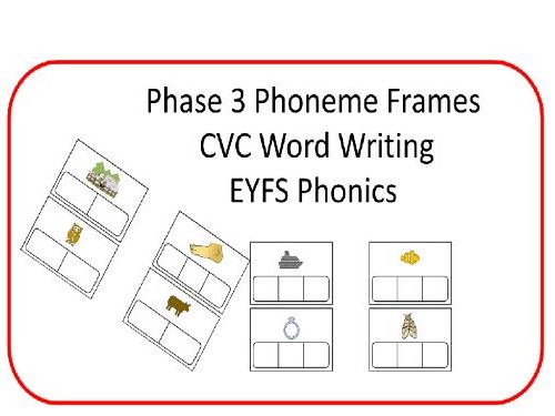 32 Phase 3 Phoneme frames