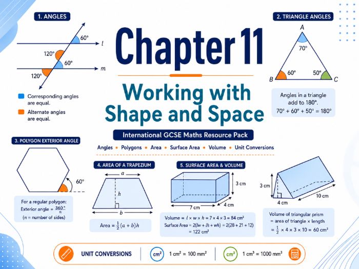 11 - Working with Shape and Space Teacher Pack - Pearson Edexcel iGCSE Maths