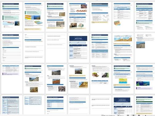 Edexcel International iAL Geography. Paper 2. Crowded Coasts. Coasts. FULL Revision book. 85 pages