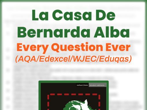 La Casa De Bernarda Alba Every Question Ever | A-Level Spanish