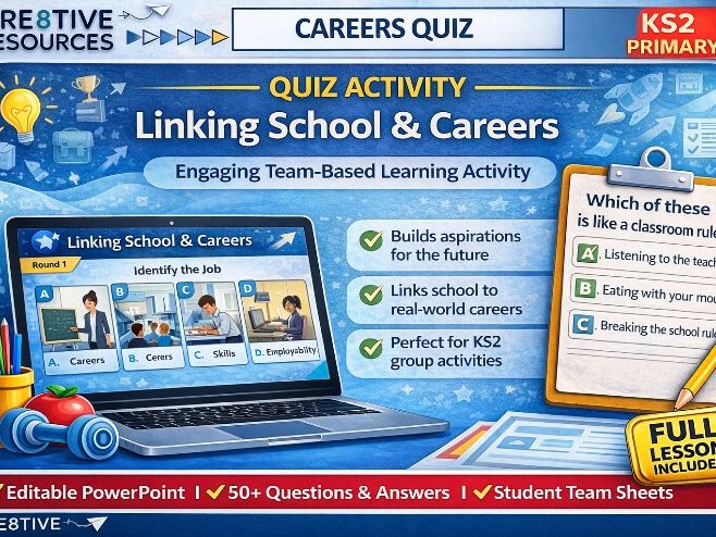Linking School & Careers Ks2 Quiz