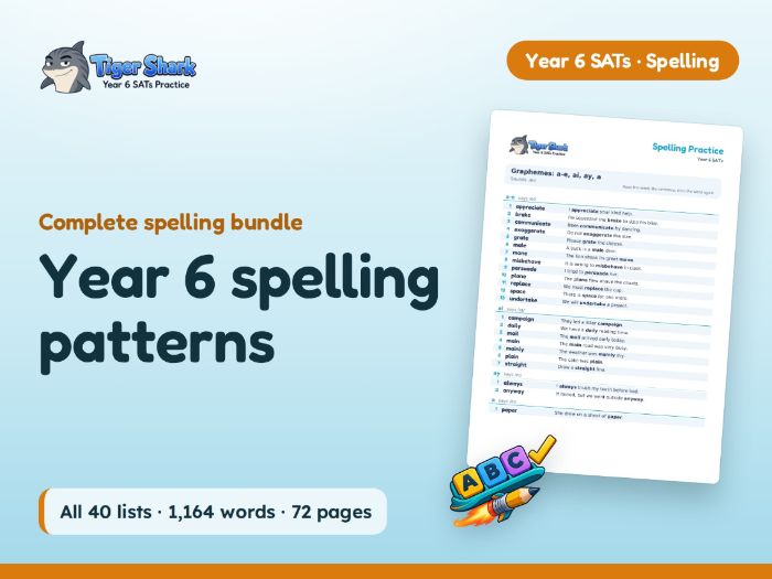 Spelling Patterns: All 1,164 Year 6 Words