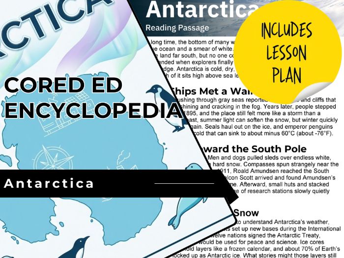Antarctica Reading Comprehension Passage