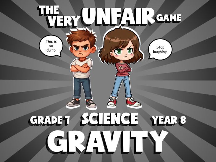 Gravity VERY UNFAIR GAME | No-Prep Year 8 Science Review Activity