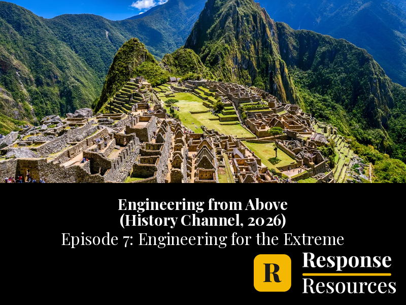 Engineering from Above Ep 7 Machu Picchu & Yazd Worksheet + Google Forms