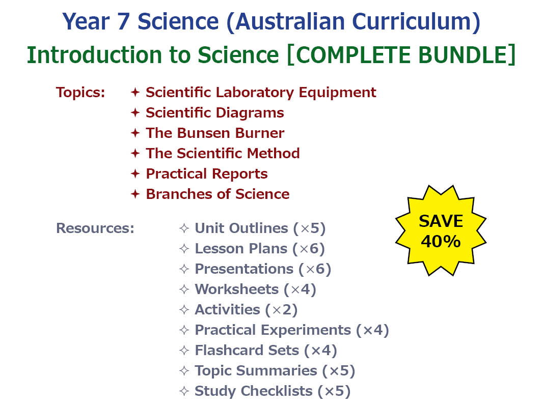 Introduction to Science [COMPLETE BUNDLE]