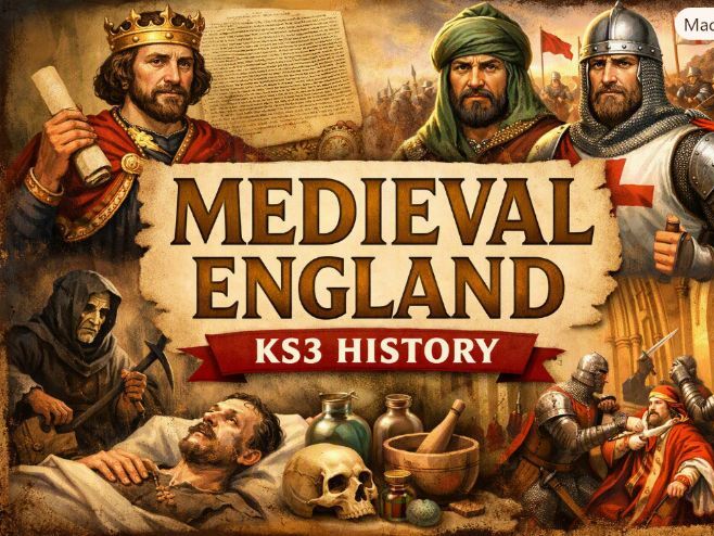 Medieval England: Power, Faith & Plague – KS3 History - Full Term SOW