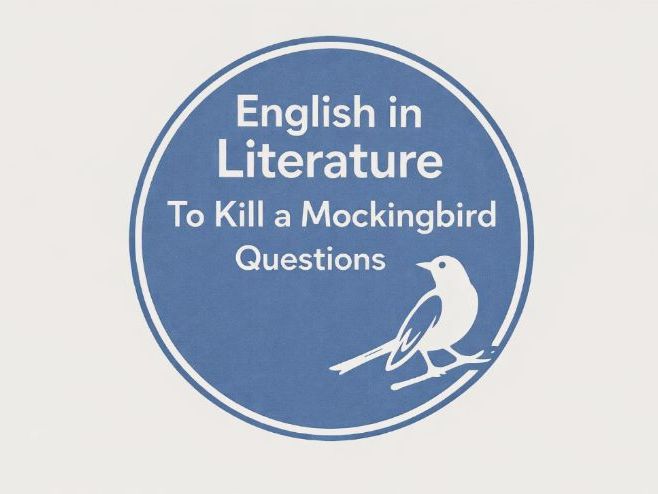 IGCSE Literature in English 0475 To Kill a Mockingbird Questions