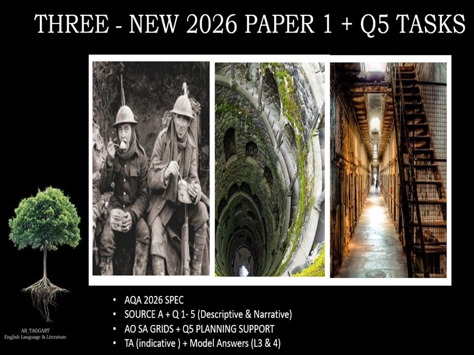 THREE - NEW  PAPER 1  |  2026 FULL MOCKS |  Q5 TASKS