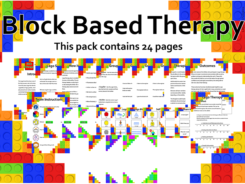 Lego Based Therapy Teaching Resources