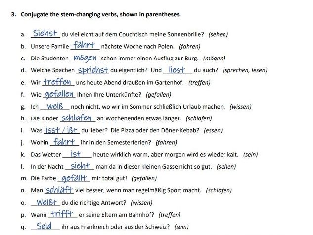 German A1 A1 1 Grammar Review Test Bundle Teaching Resources