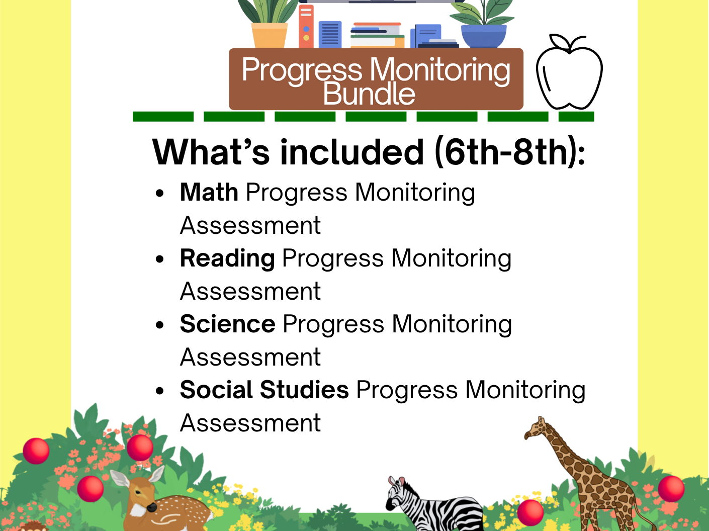 Homeschool Made Simple: Progress Monitoring Bundle | Morning Work | 6th-8th