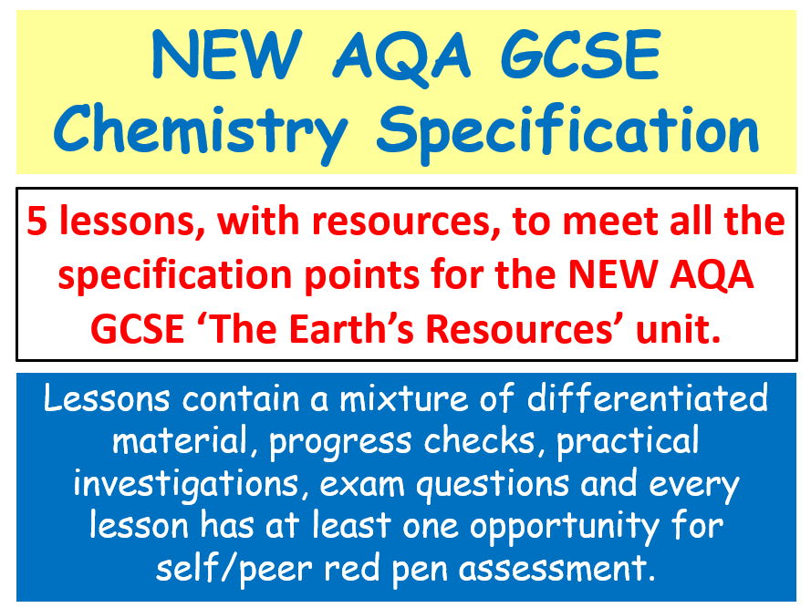 NEW AQA GCSE Chemistry - The Earth's Resources