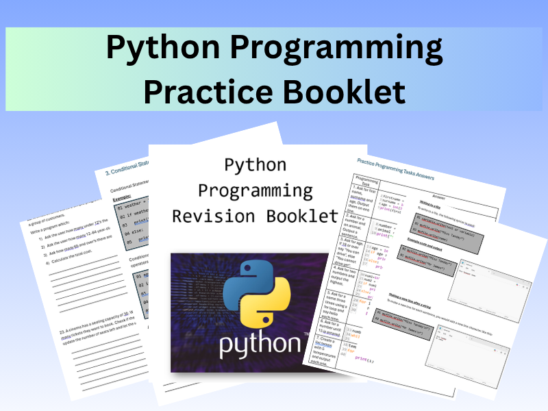 Python Programming Practice Booklet