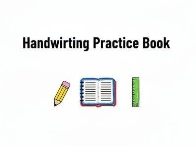 Handwriting Practice Book: 100-Page Printable Notebook for Preschoolers