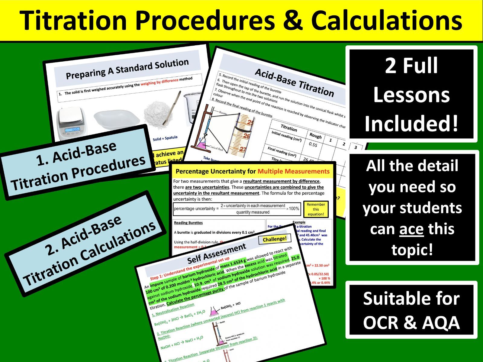 Acid-Base Titrations (A Level Chemistry)