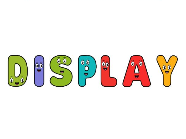 Character Display Letters (A-Z Uppercase)