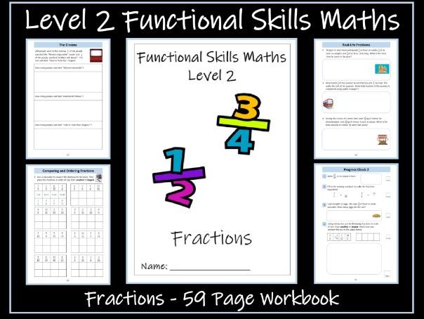 Functional Skills Maths - Level 2 - Fractions Workbook