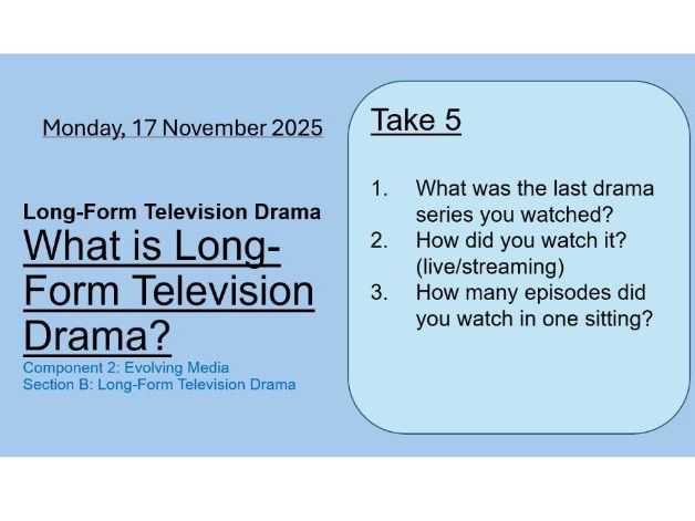 OCR A Level Media Studies: Long Form Television Drama: Stranger Things