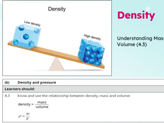 IGCSE Physics: Density of Regular Objects | Edexcel Modular | L1