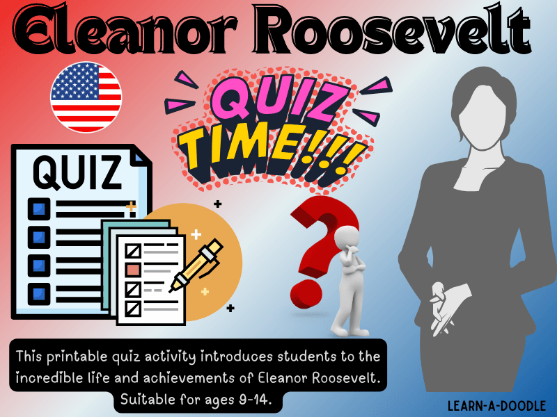 Eleanor Roosevelt Tick-the-Box Quiz 4 Kids: Learn About an Inspiring First Lady!