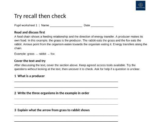 Retrieval Practice KS3 KS4 | How to Test Yourself Study Skills Toolkit