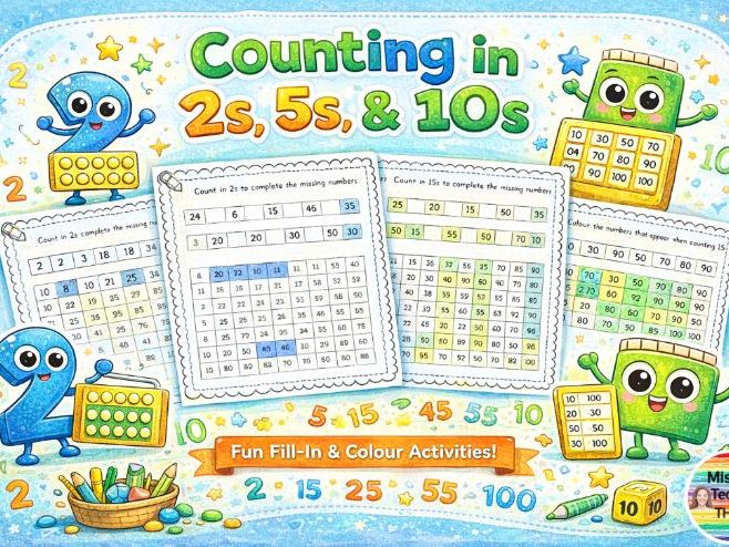 Counting in 2s 5s and 10s