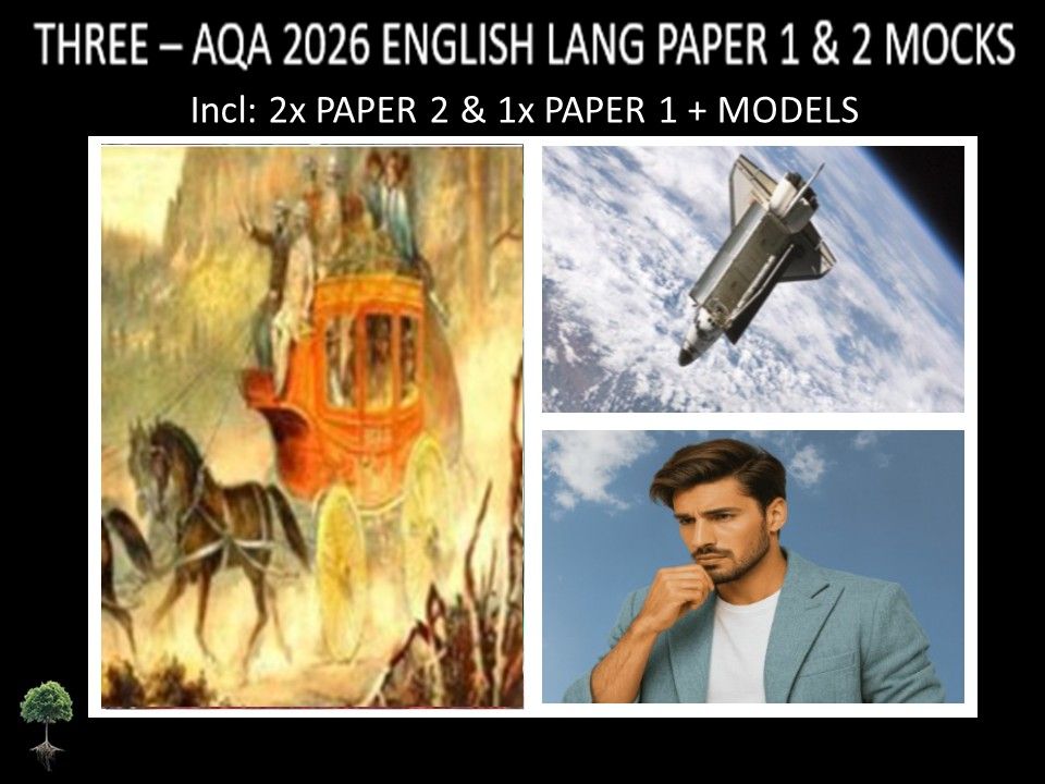 THREE - AQA PAPER 1 & 2 | 2026 FULL MOCKS | MODELS