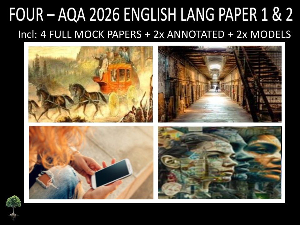 FOUR- AQA PAPER 1 & 2 | 2026 FULL MOCKS | ANNOTATED | MODELS