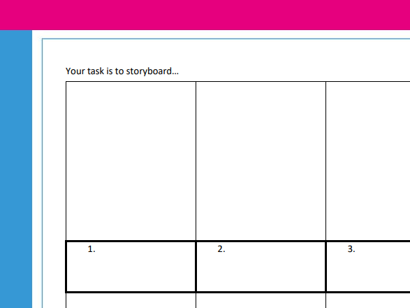 Six differentiated storyboard templates - PDF & Word - perfect for storyboarding within any lesson.